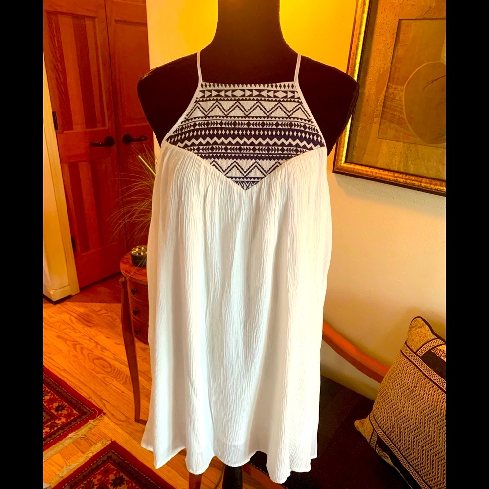 Jack by BB Dakota white halter sundress.